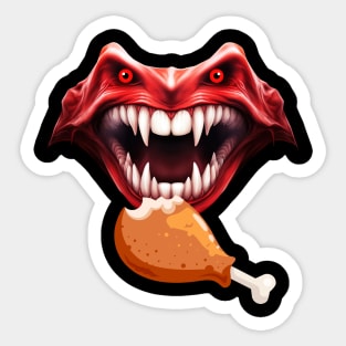 vampire teeth Sticker